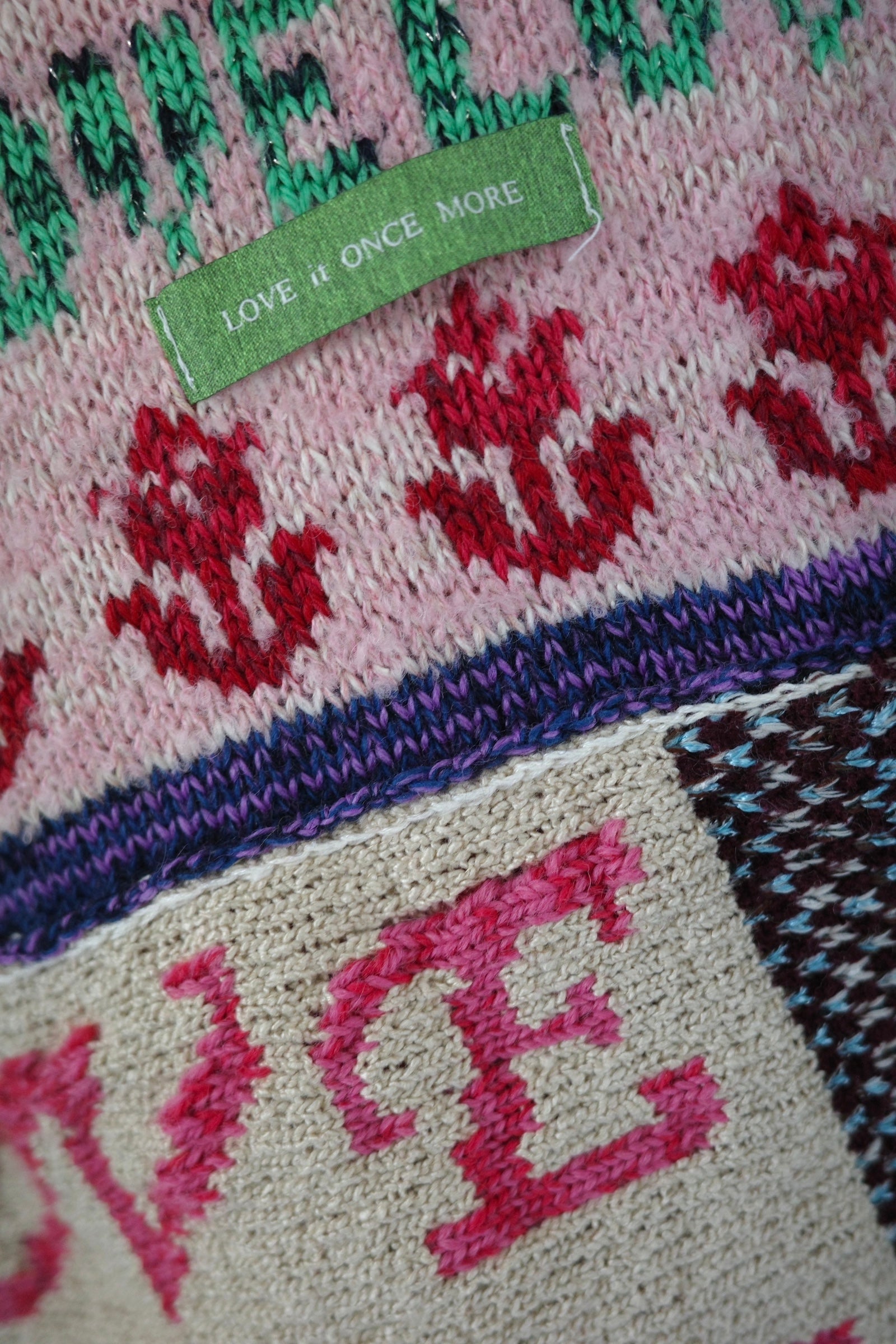 Archive Patchwork Cushion 5/88 – LOVE it ONCE MORE