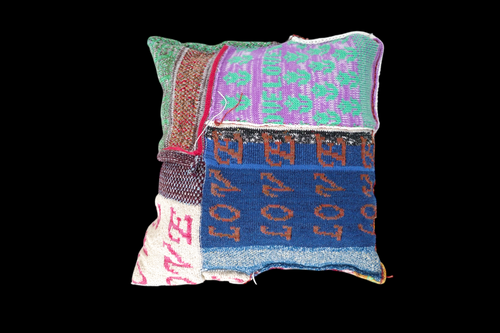 Archive Patchwork Cushion 5/88