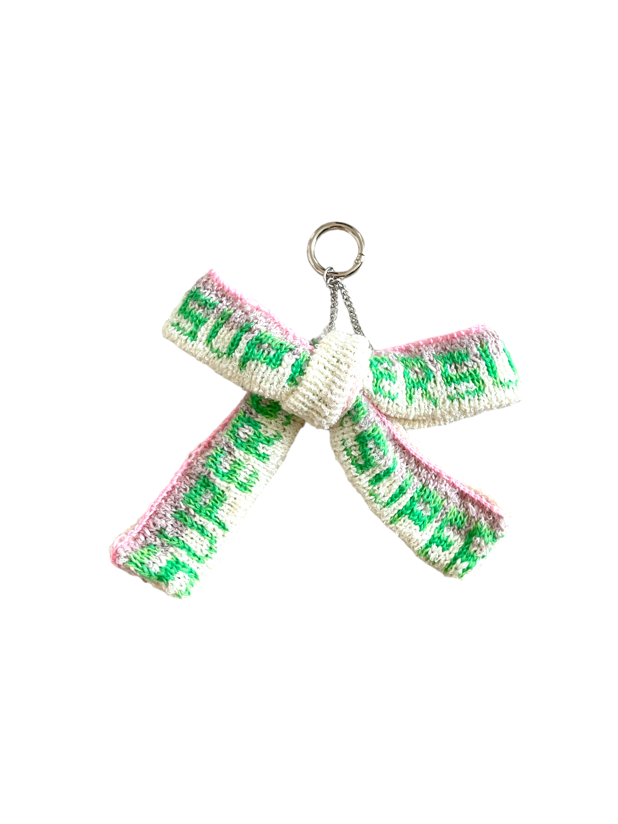 Ribbon key charm