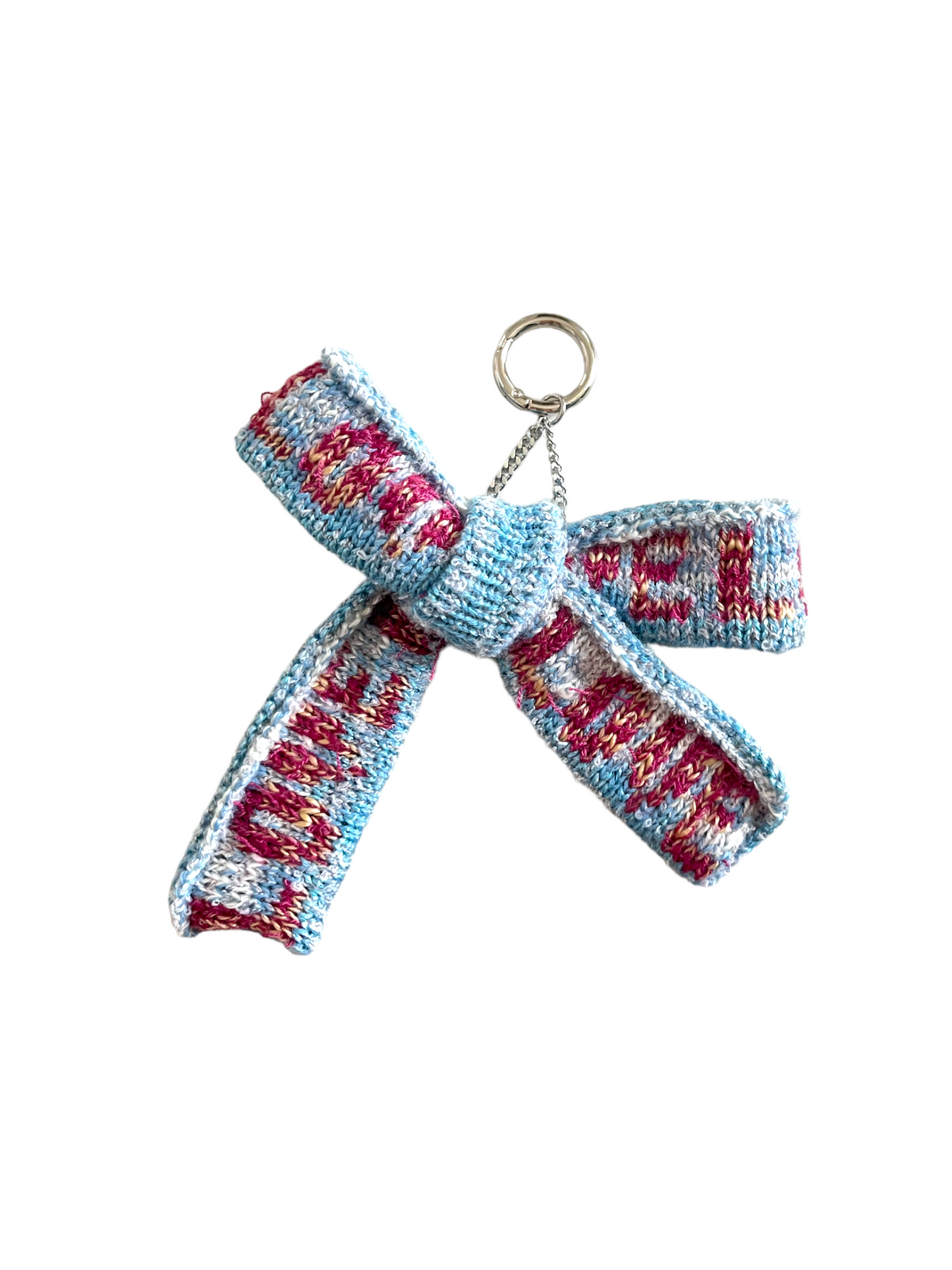 Ribbon key charm