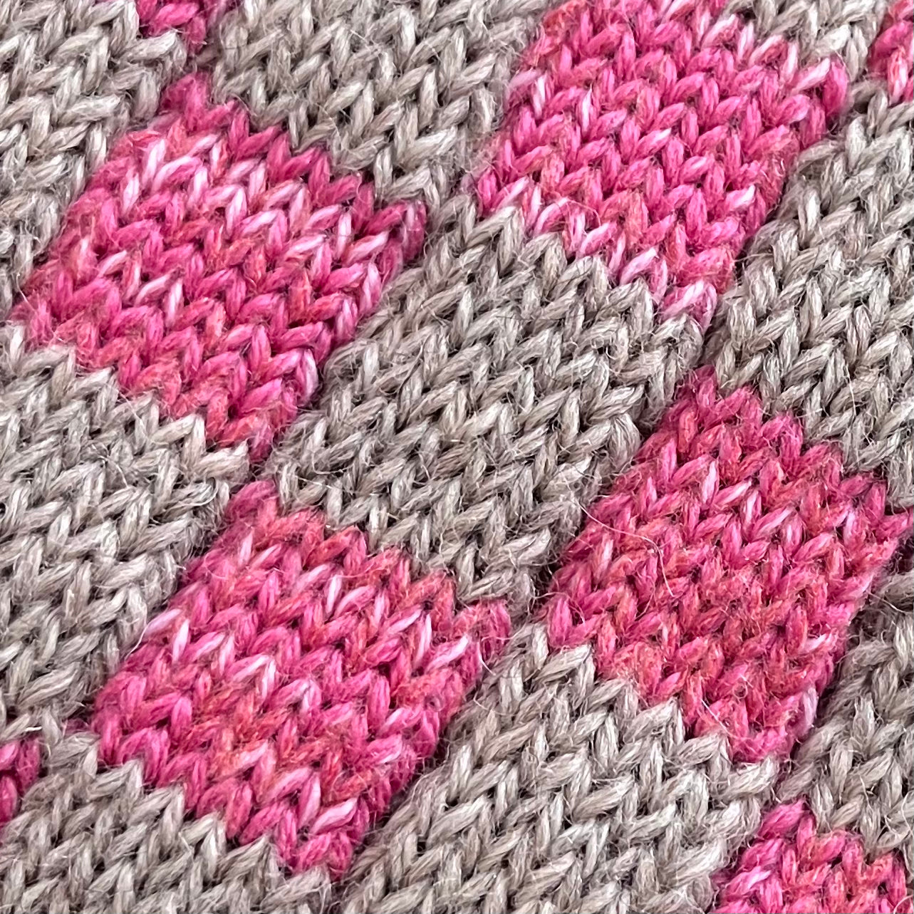 Handmade knit scarf