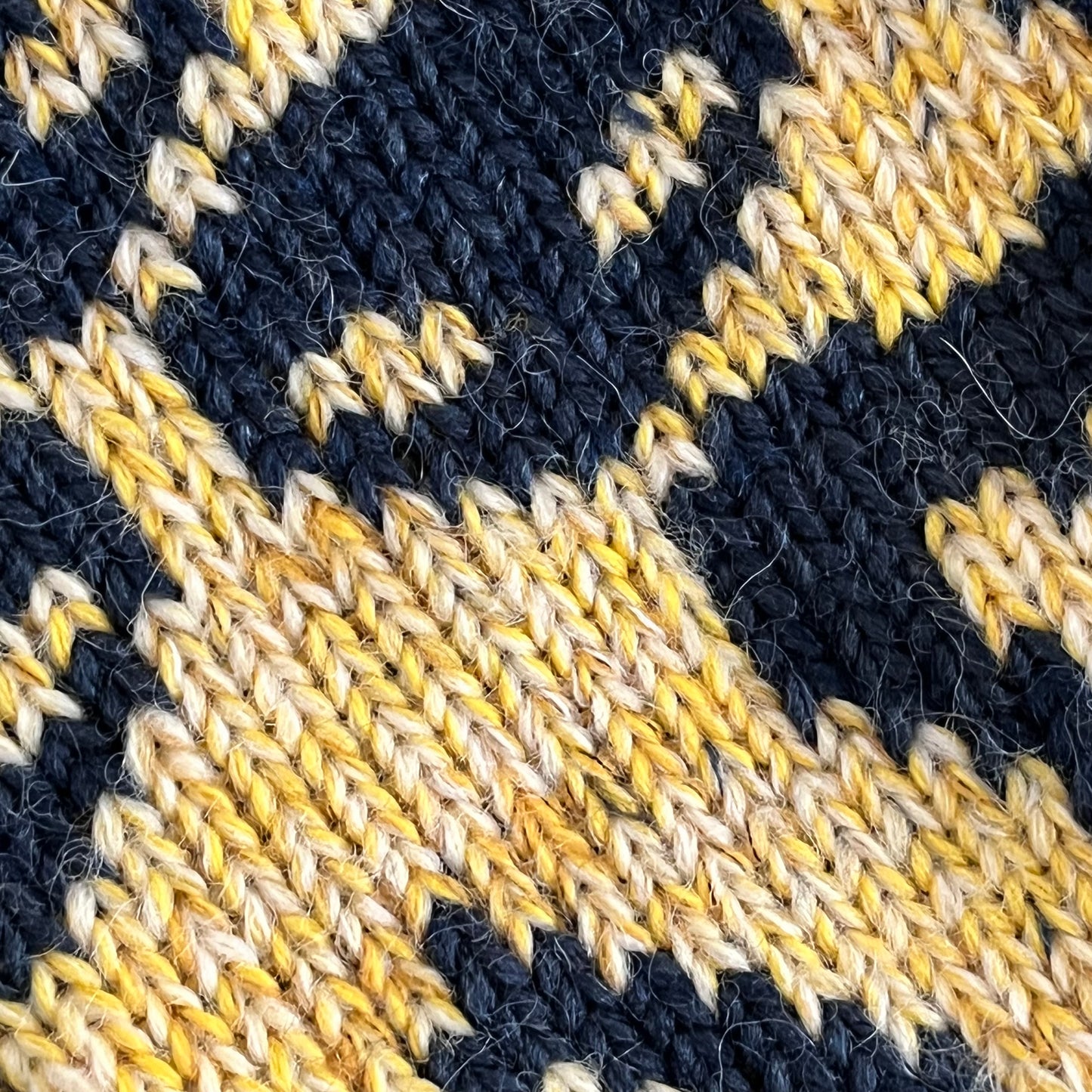 Handmade knit scarf