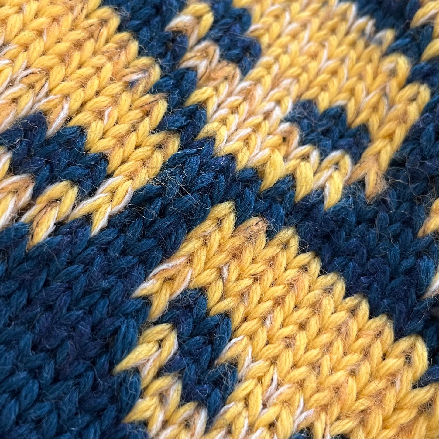 Handmade knit scarf