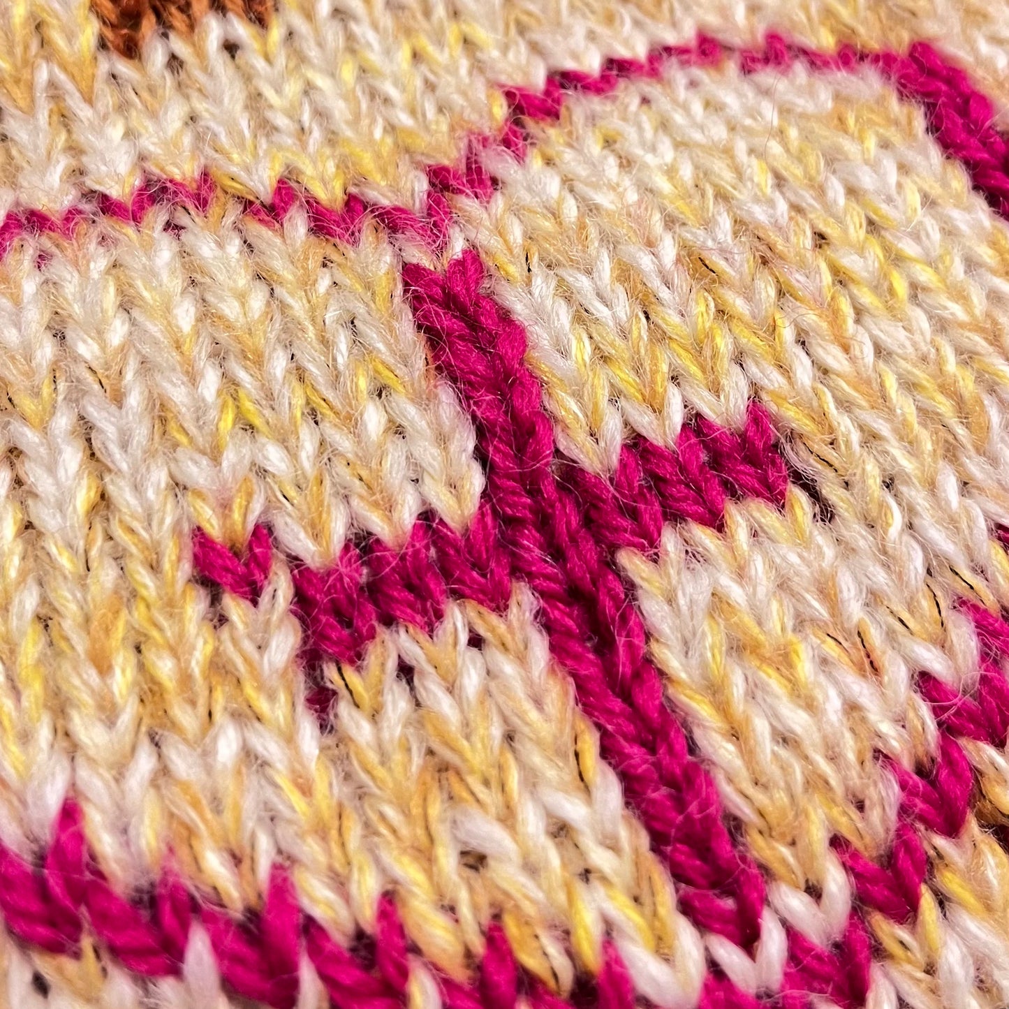 Handmade knit scarf