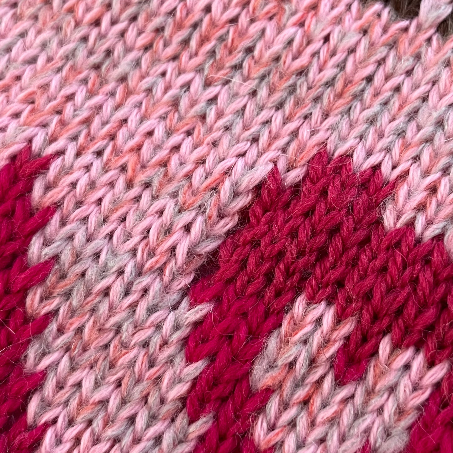 Handmade knit scarf