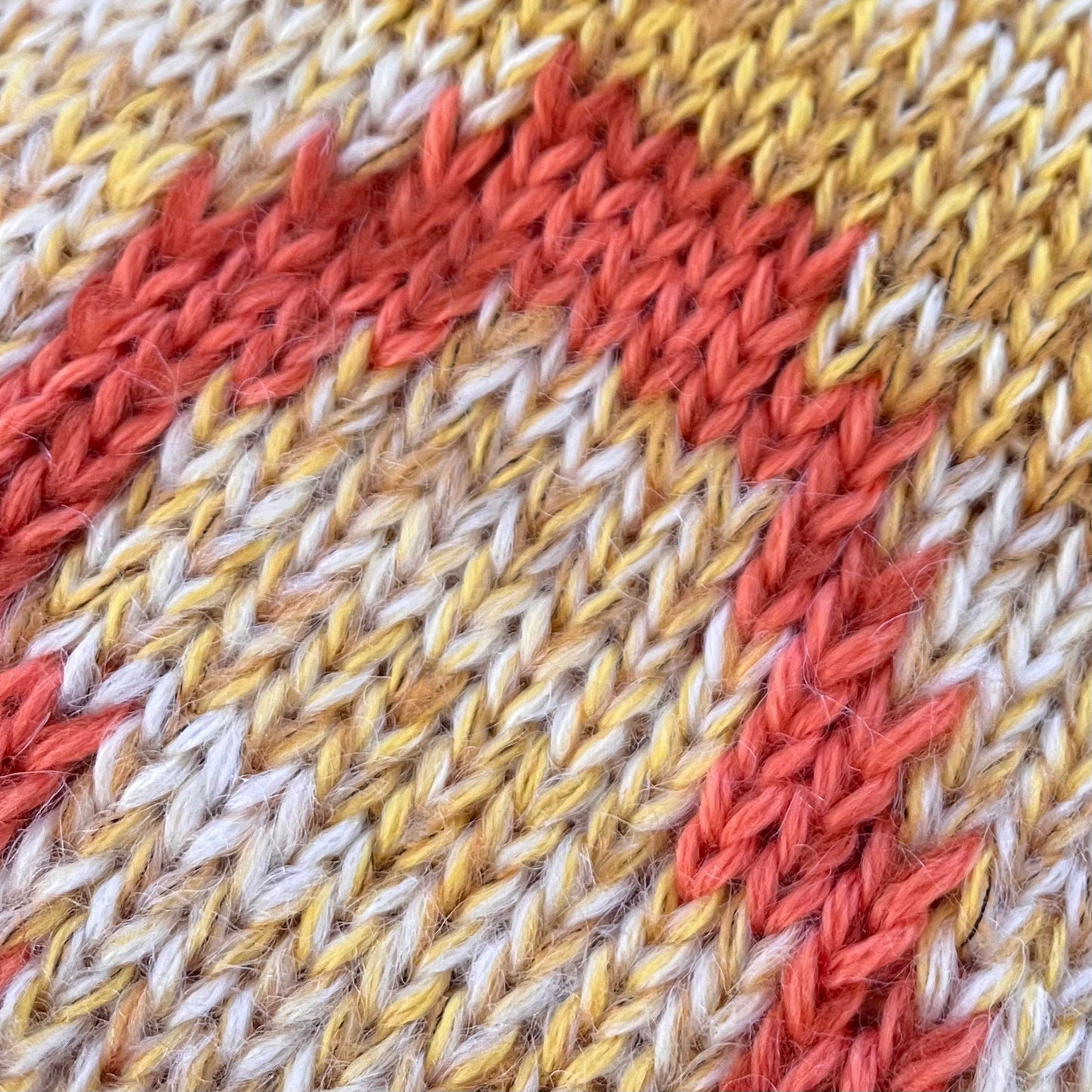 Handmade knit scarf