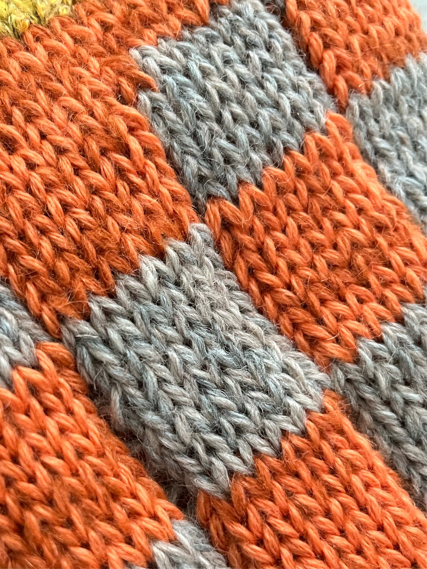 Handmade knit scarf