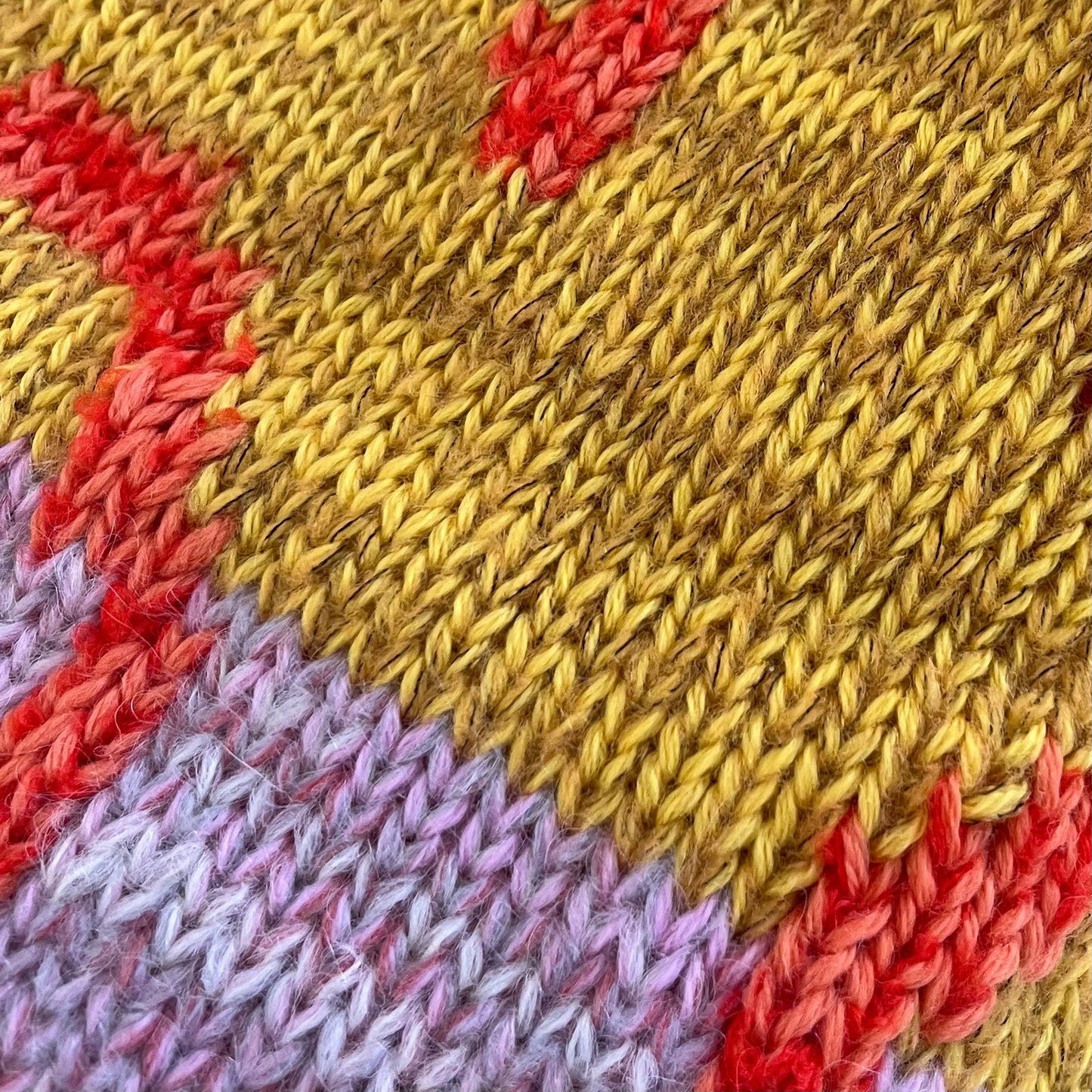 Handmade knit scarf