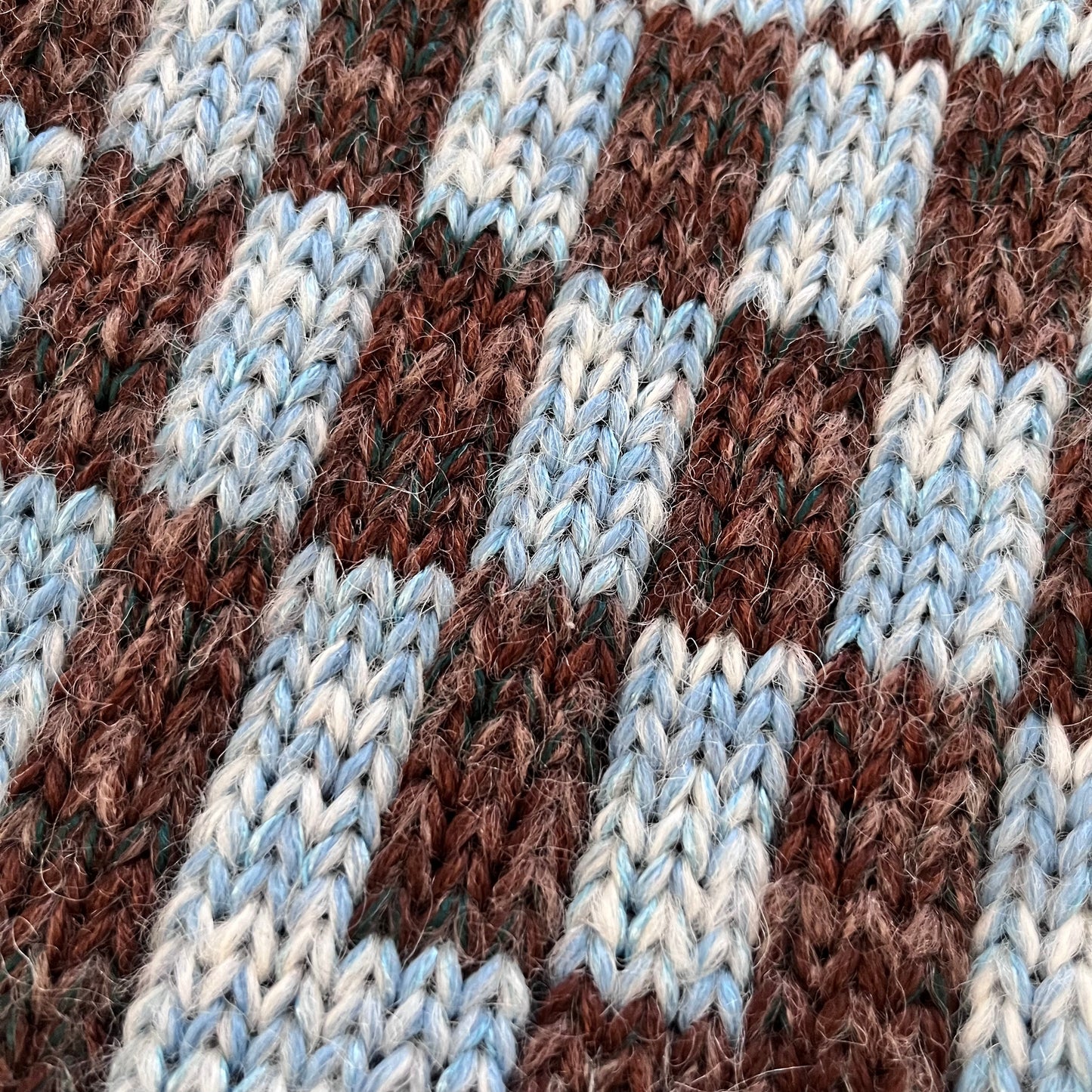 Handmade knit scarf