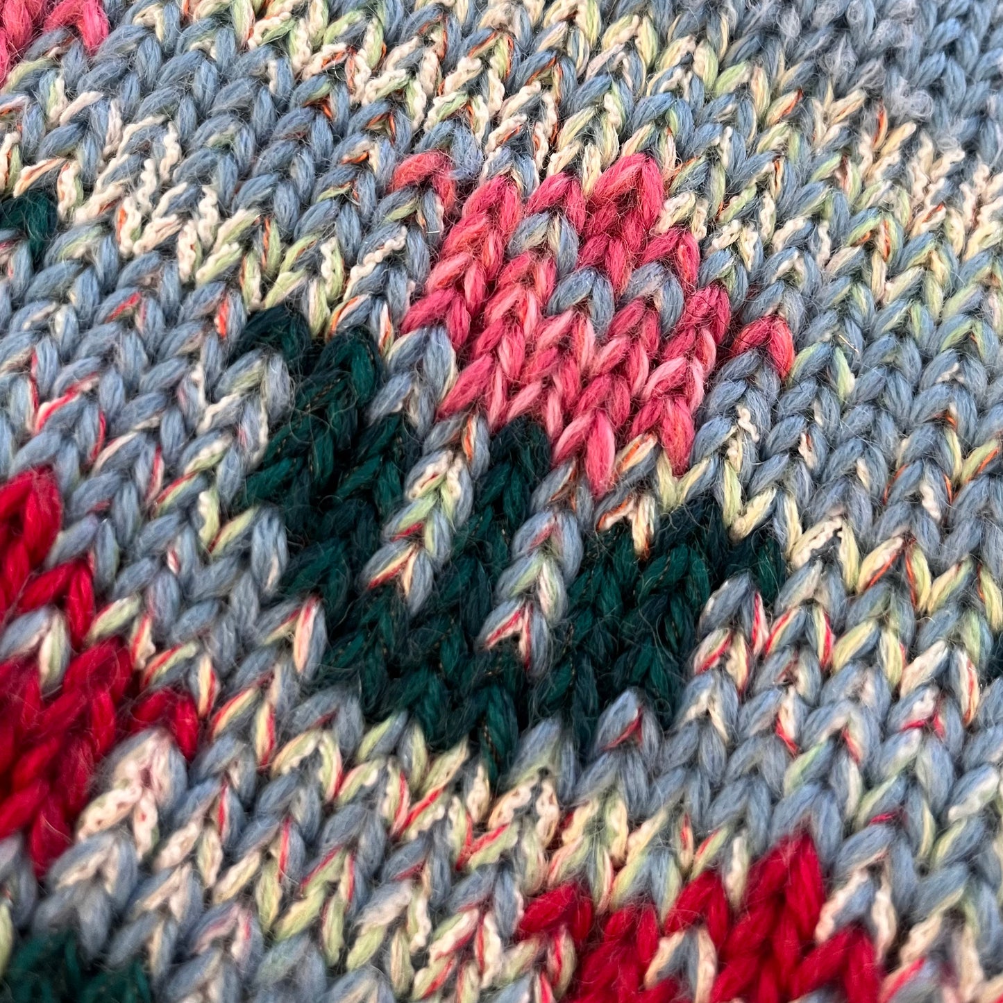 Handmade knit scarf