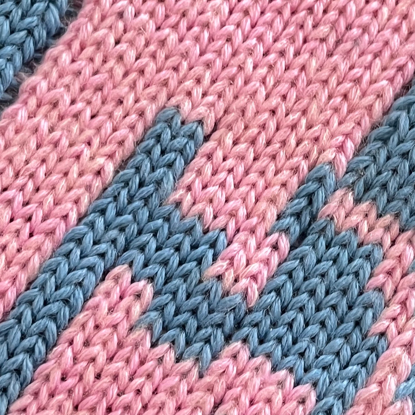 Handmade knit scarf