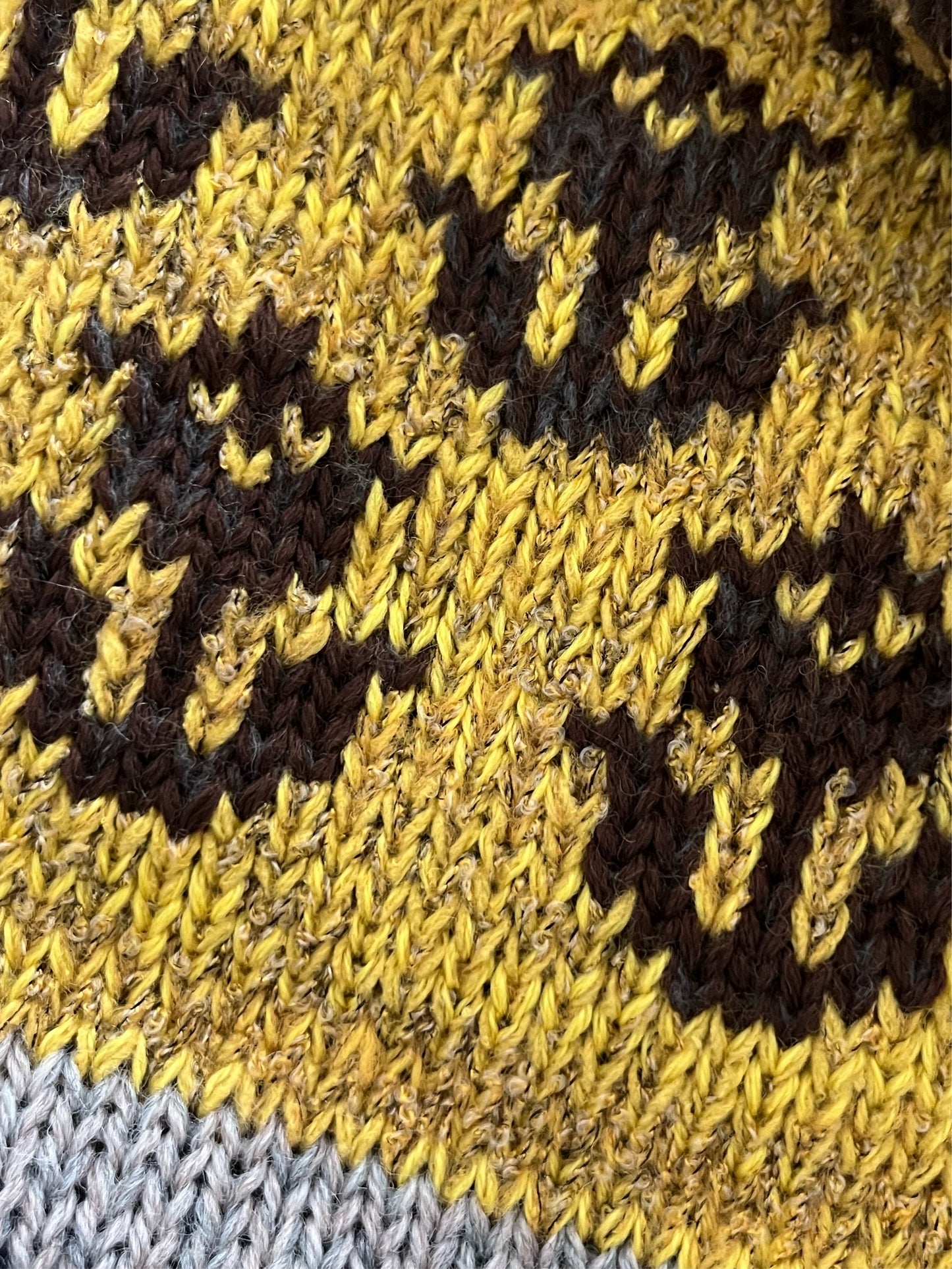 Handmade knit scarf