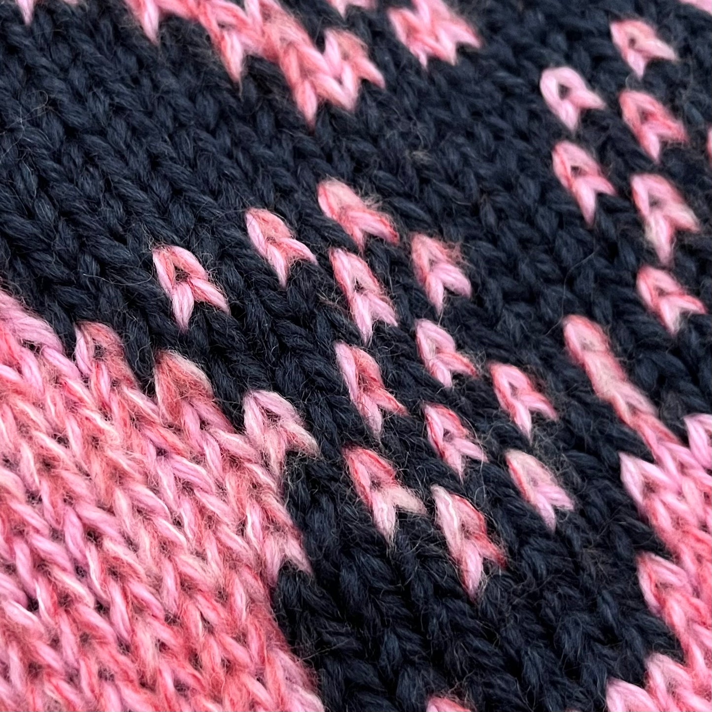 Handmade knit scarf