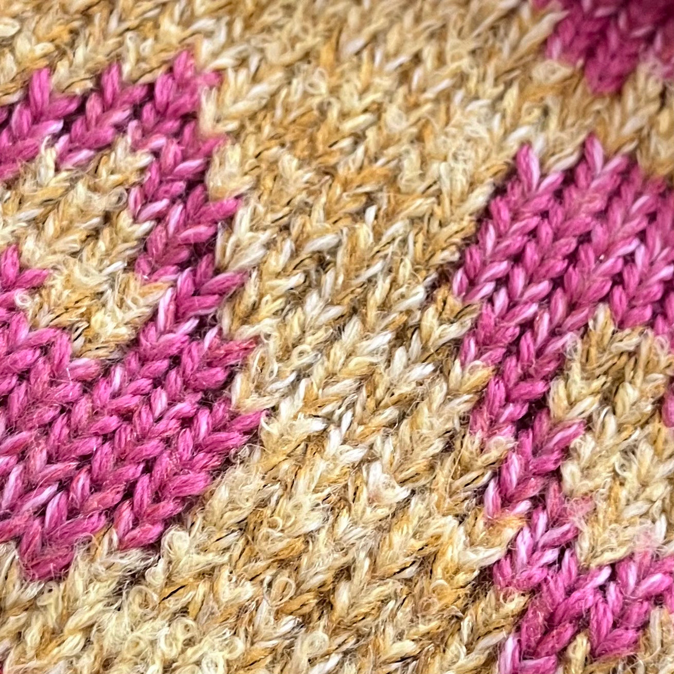 Handmade knit scarf