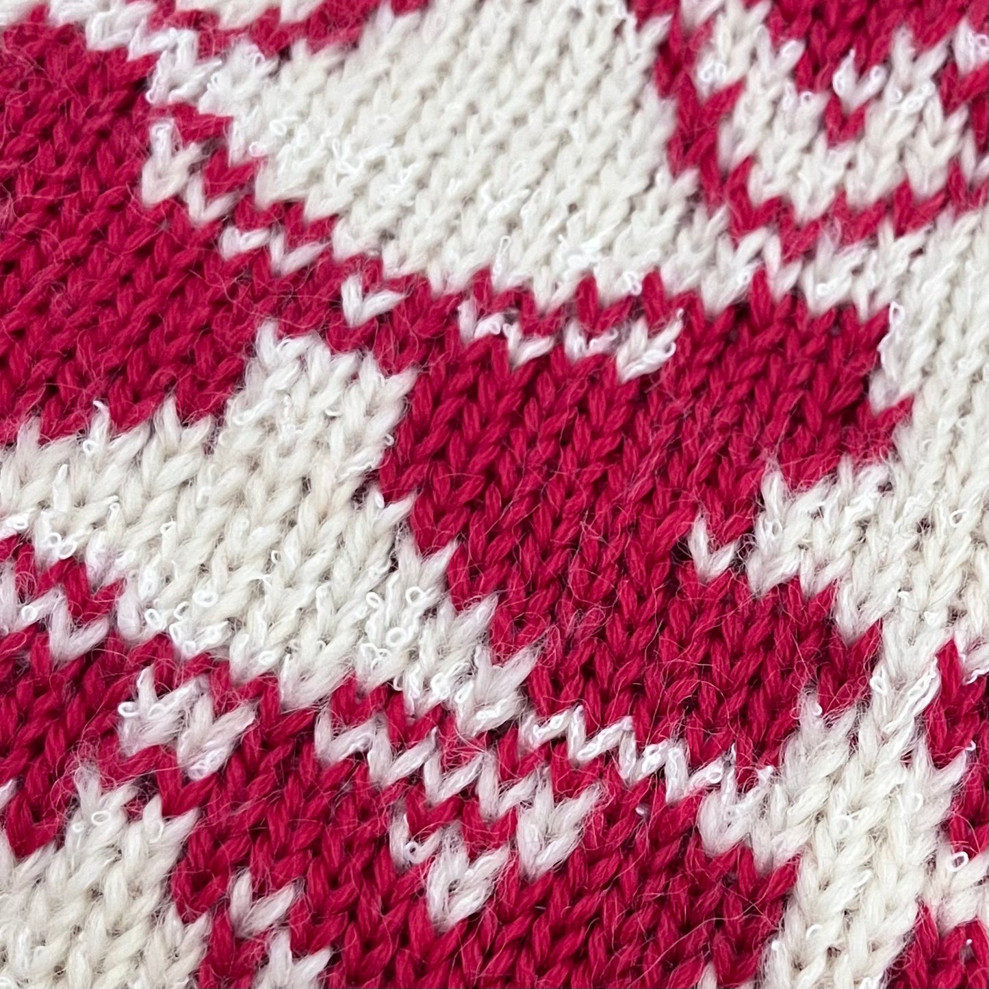 Handmade knit scarf