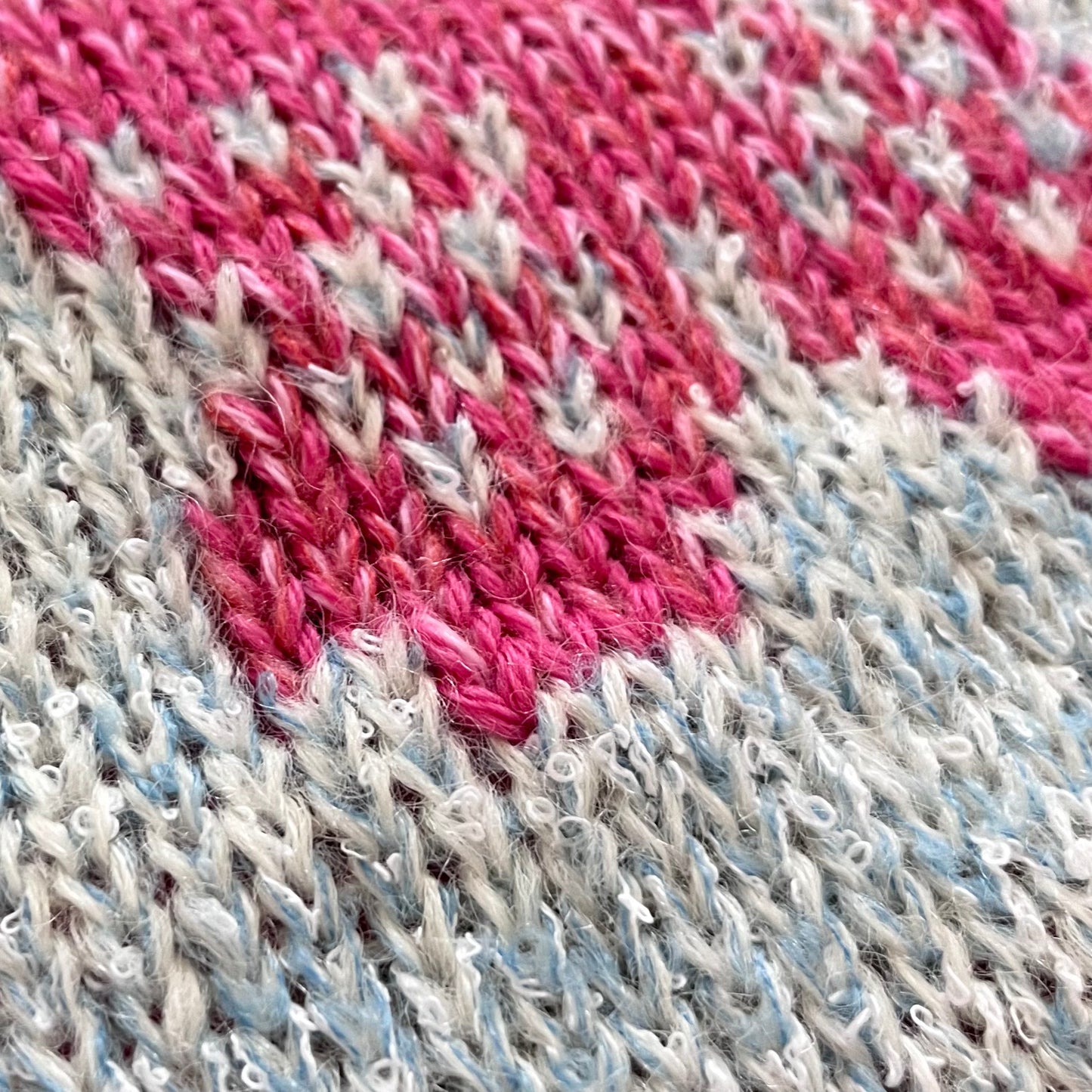 Handmade knit scarf