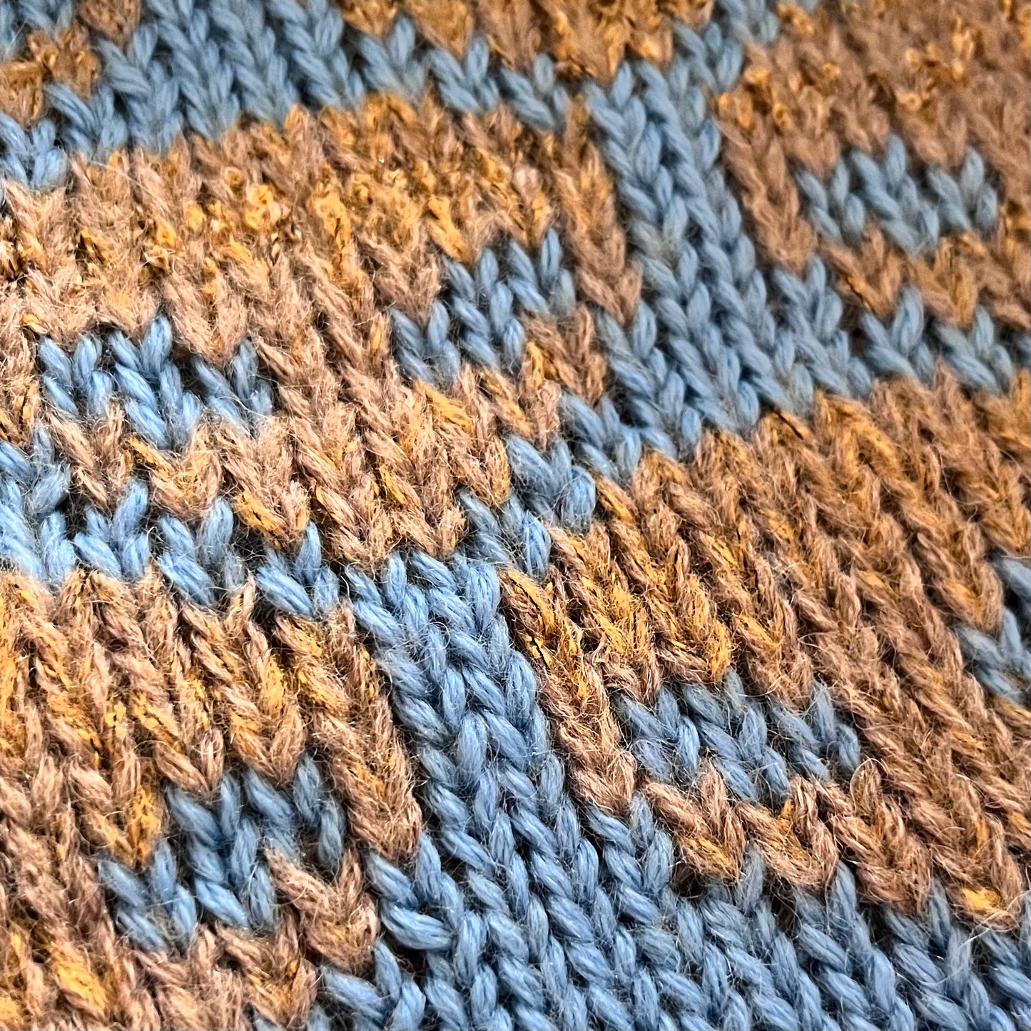 Handmade knit scarf