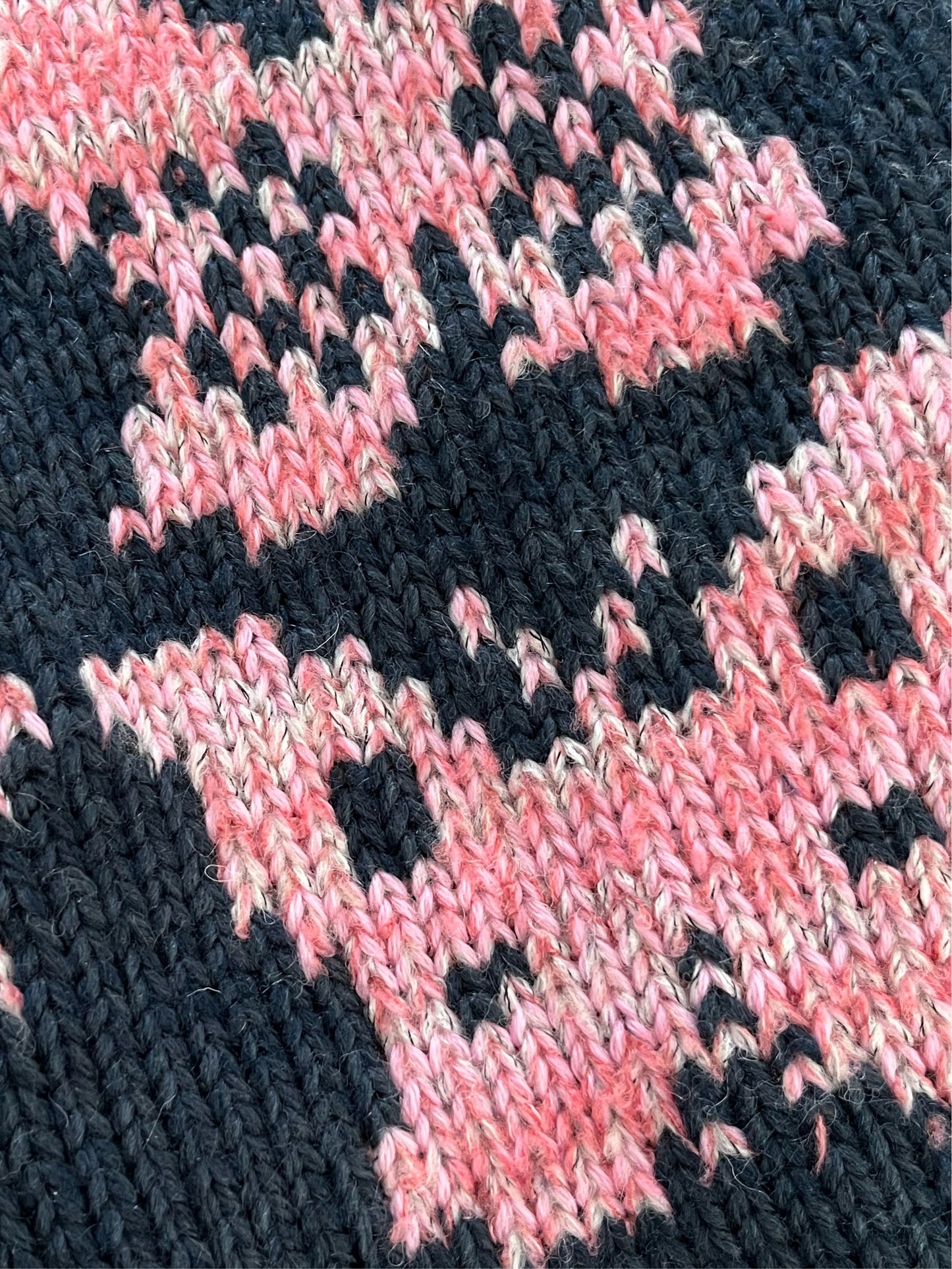 Handmade knit scarf