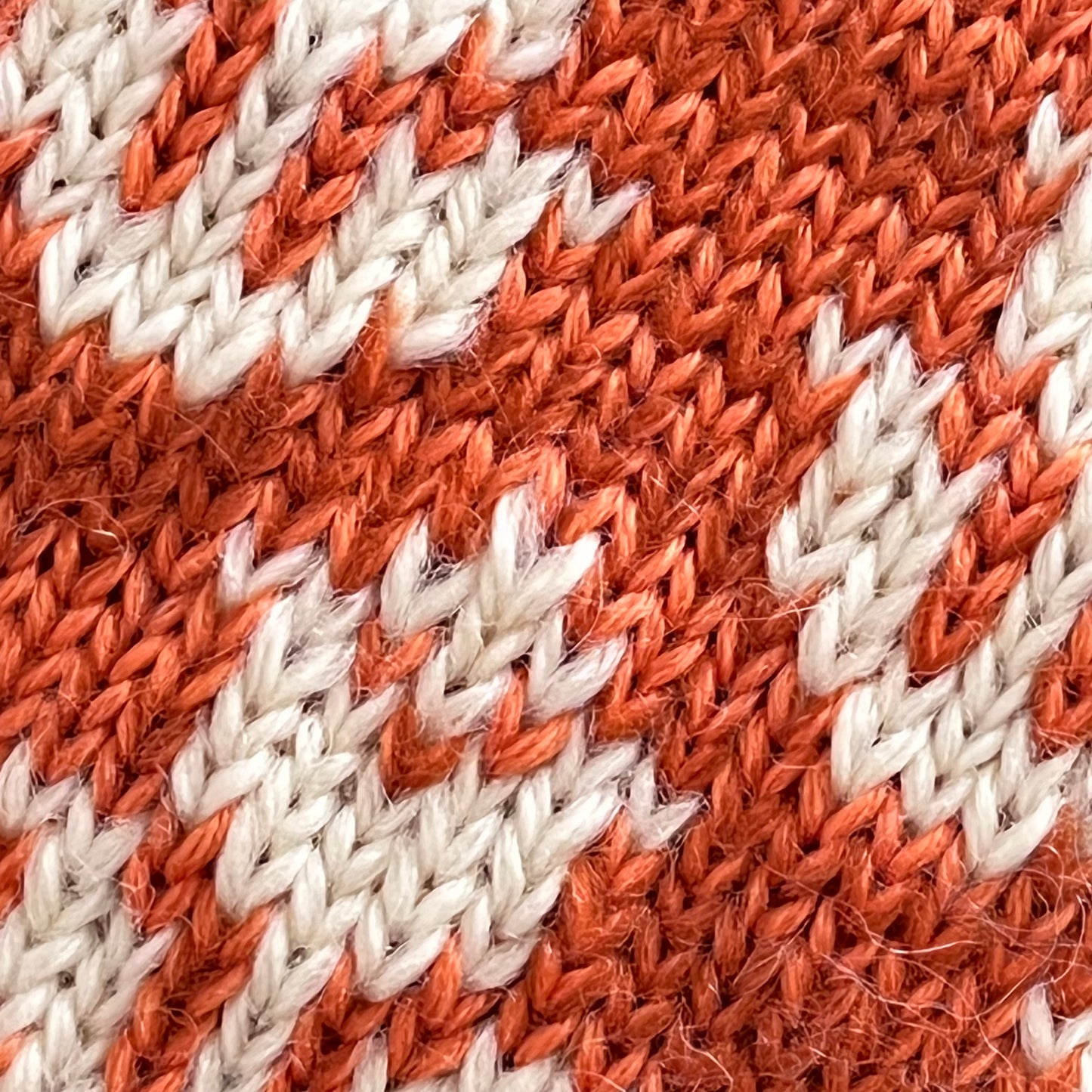 Handmade knit scarf