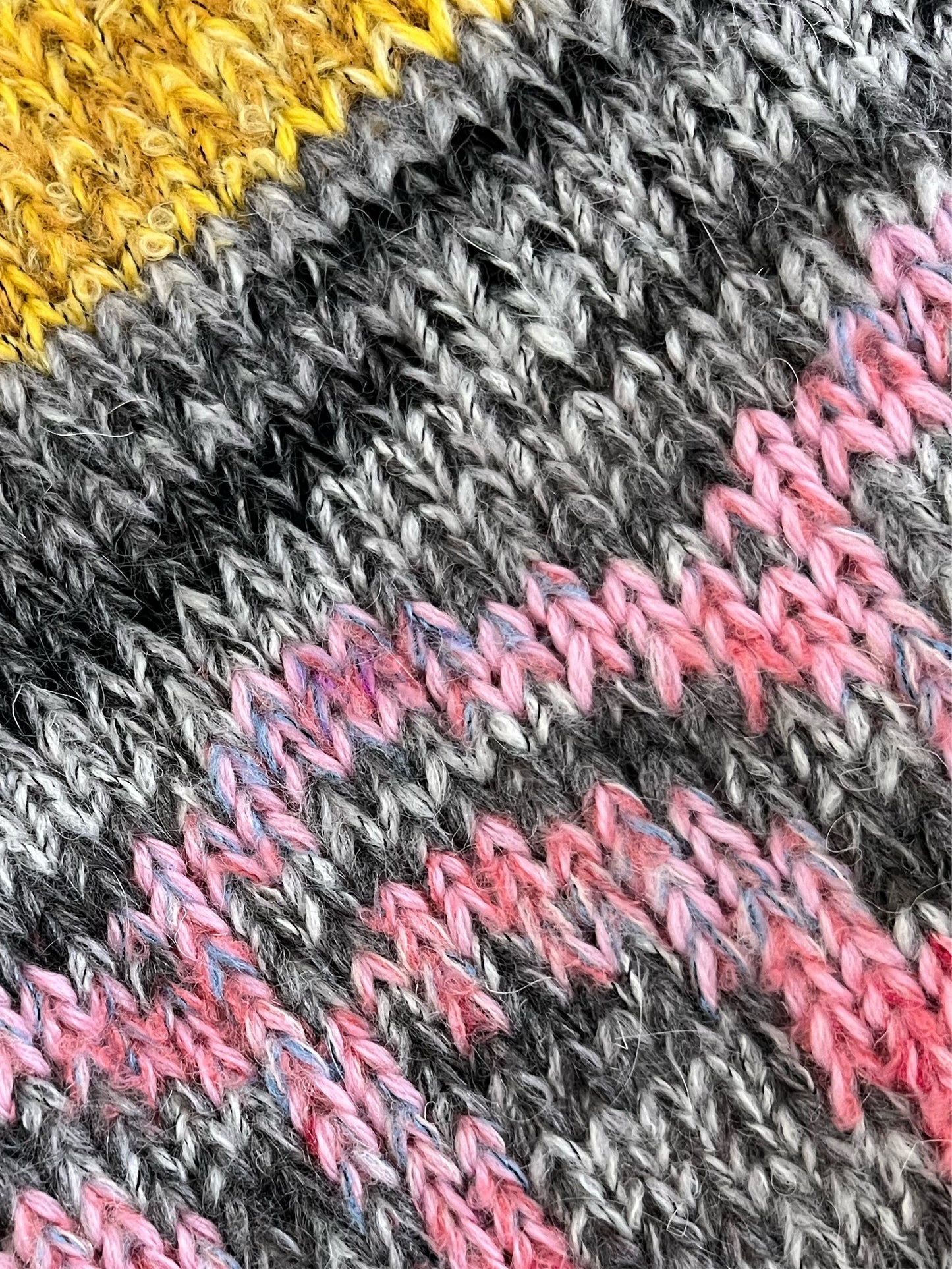 Handmade knit scarf